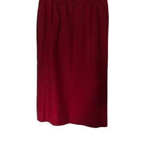 Elegant Red Women's Skirt